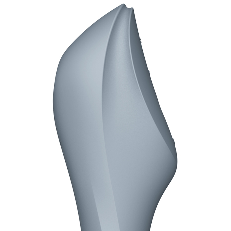 SATISFYER - STIMULATEUR ET VIBRATEUR CURVY TRINITY 3 GRIS - Sensualia