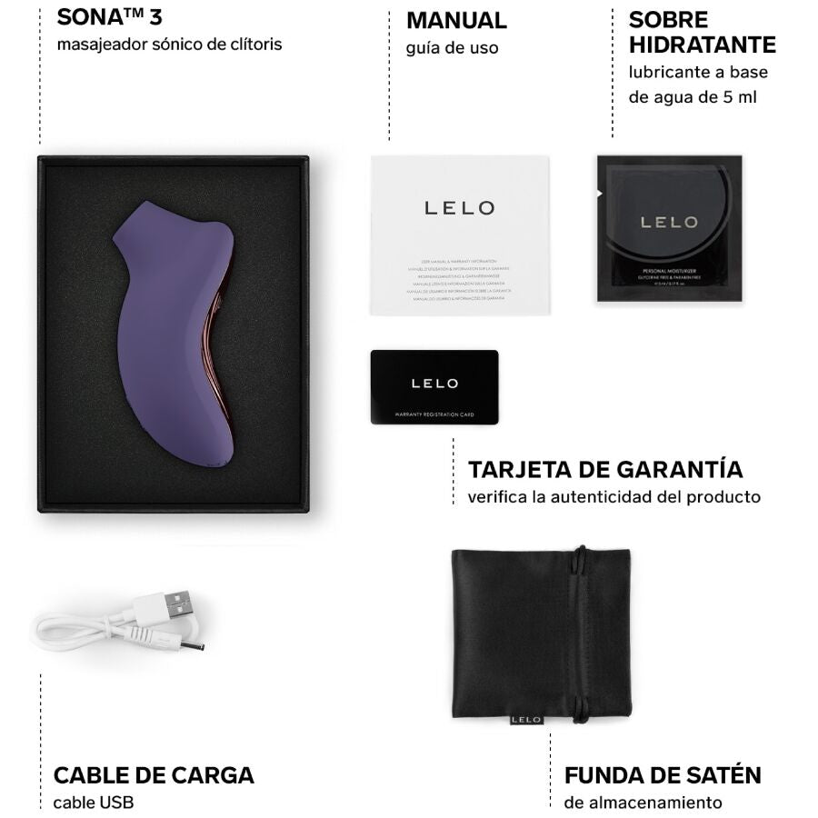 LELO - SONA 3 CRÈME DE MASSAGE CLITORAL SONIC - Sensualia