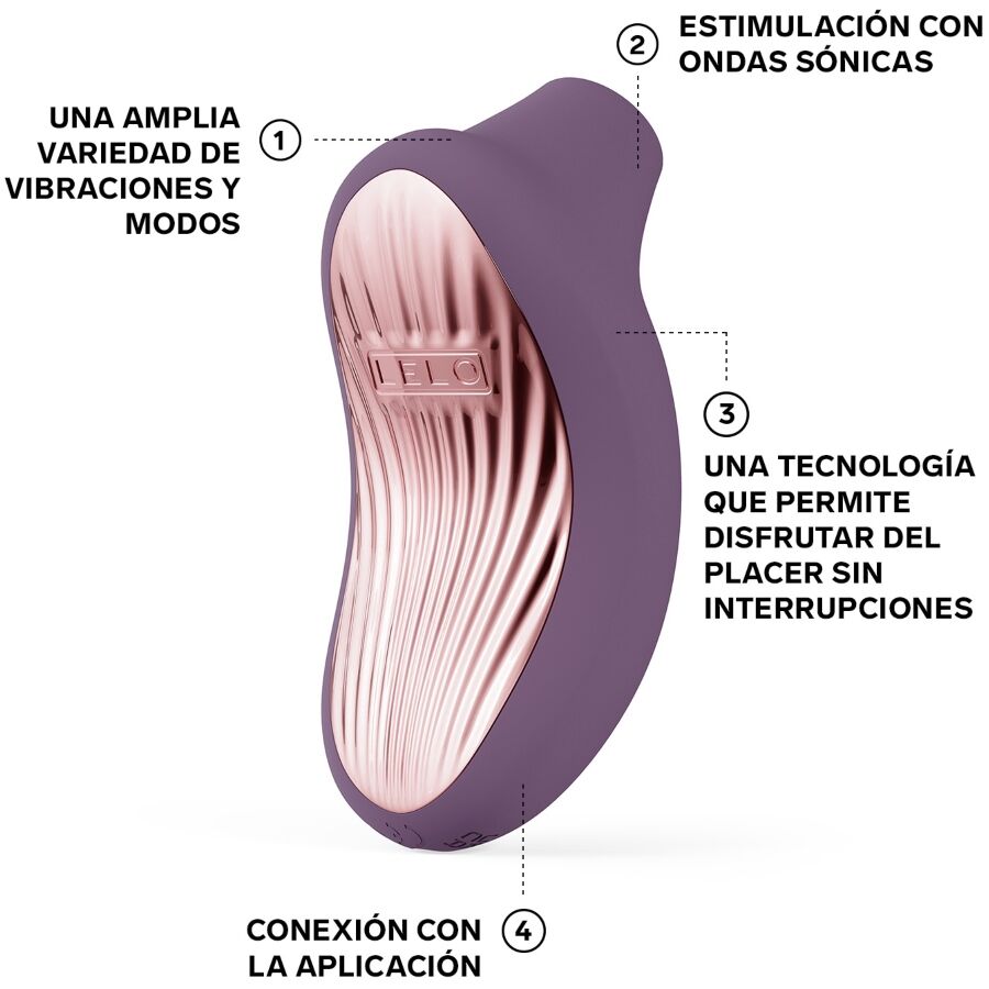 LELO - SONA 3 CRUISE MASSEUR CLITORAL SONIQUE NOIR - Sensualia