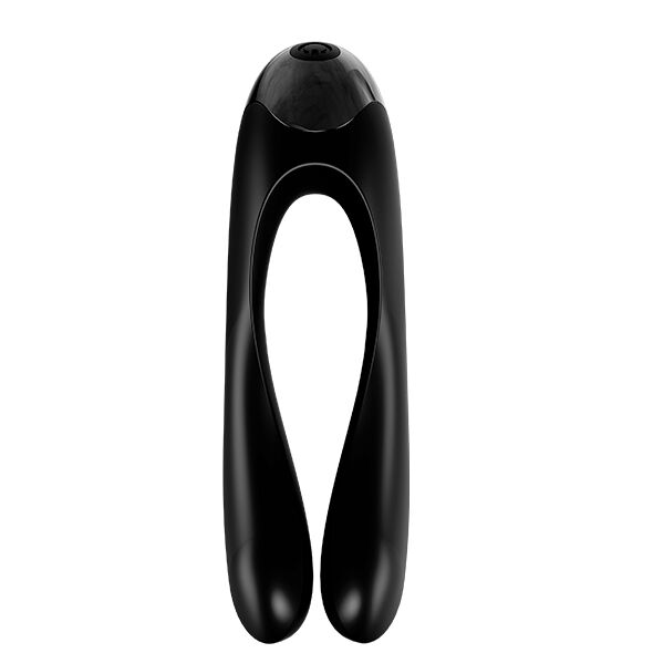 SATISFYER - VIBRATEUR  DOIGTS CANDY CANE ORANGE - Sensualia