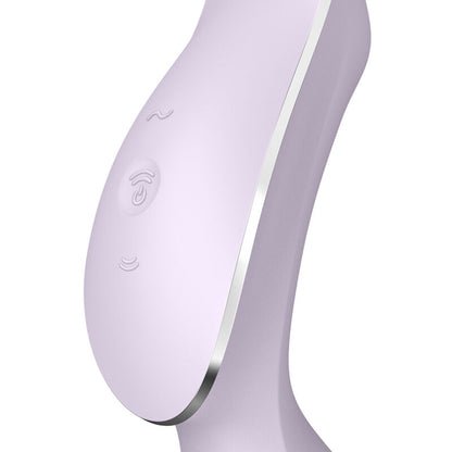 SATISFYER CURVY TRINITY 2 ESTIMULADOR Y VIBRADOR - MORADO - Sensualia