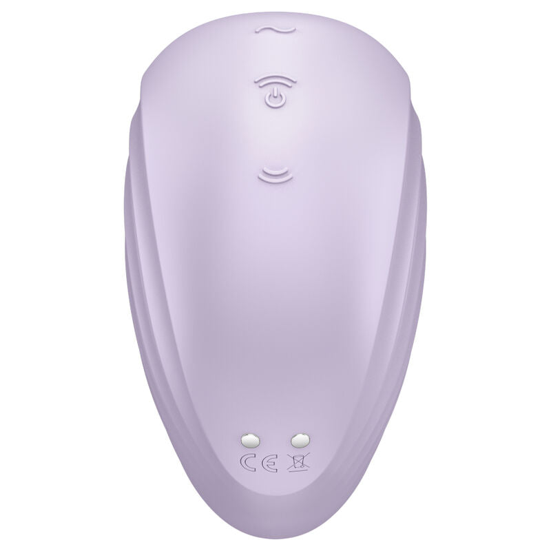 SATISFYER - PEARL DIVER ESTIMULADOR Y VIBRADOR VIOLETA - Sensualia