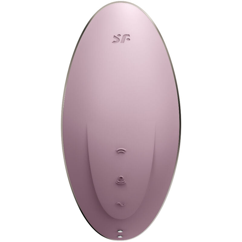 SATISFYER - VULVA LOVER 1 ESTIMULADOR Y VIBRADOR AZUL - Sensualia