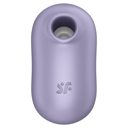 SATISFYER - STIMULATEUR ET VIBRATEUR DOUBLE AIR PULSE PRO TO GO 2 VIOLET - Sensualia