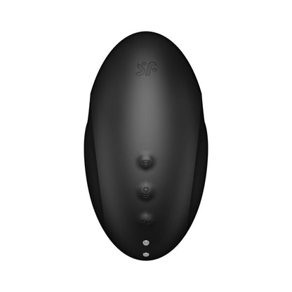 SATISFYER - VULVA LOVER 3 ESTIMULADOR Y VIBRADOR NEGRO - Sensualia