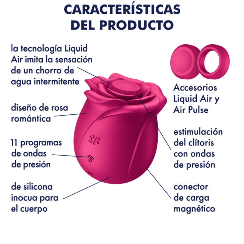 SATISFYER - AIR PULSE VIBRATEUR FLEUR CLASSIQUE PRO 2 - Sensualia
