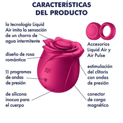 SATISFYER - AIR PULSE VIBRATEUR FLEUR CLASSIQUE PRO 2 - Sensualia