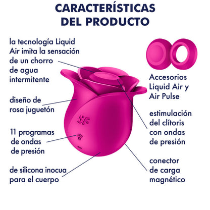 SATISFYER - AIR PULSE VIBRATEUR FLEUR MODERNE PRO 2 - Sensualia