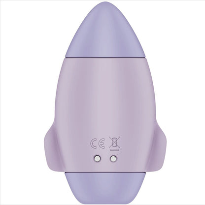 SATISFYER - MISSION CONTROL PETIT VIBRATEUR  DOUBLE IMPULSION LILAS - Sensualia