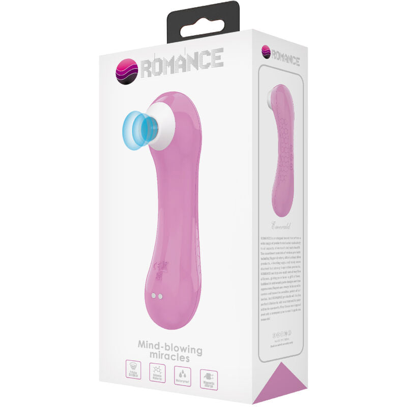 ROMANCE - VENTOUSE DE CLITORIS ROSE ÉMERAUDE ROMANCE