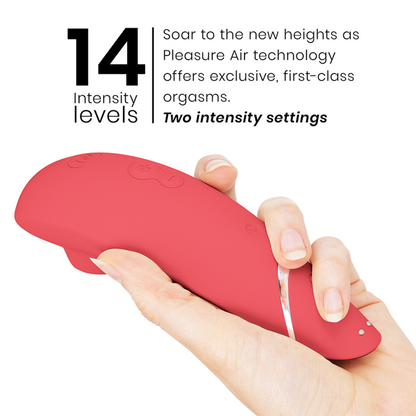 WOMANIZER - STIMULATEUR CLITORAL PREMIUM 2 FRAMBOISE - Sensualia