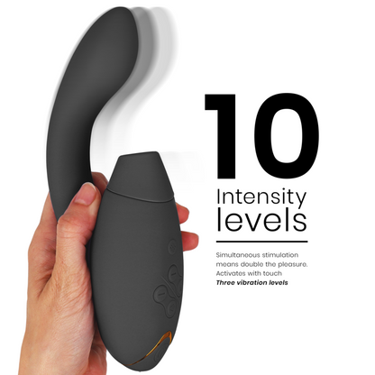 WOMANIZER - STIMULATEUR DUO 2 NOIR - Sensualia