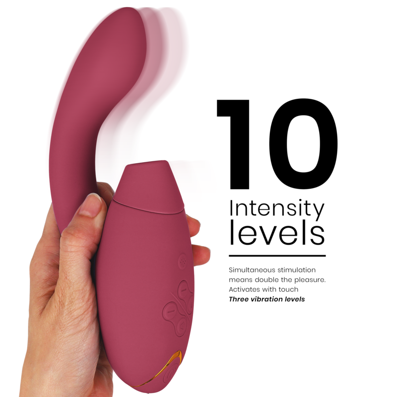 WOMANIZER - DUO 2 STIMULATEUR BORDEAUX - Sensualia