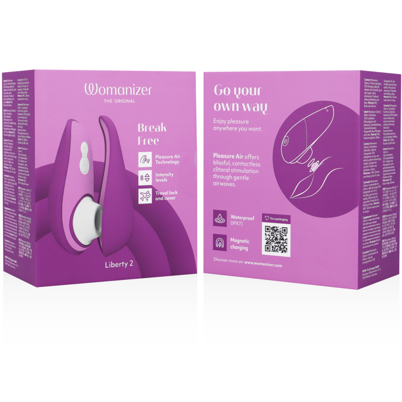 Womanizer Liberty 2 – Stimulateur clitoridien compact à pression d’air - Sensualia