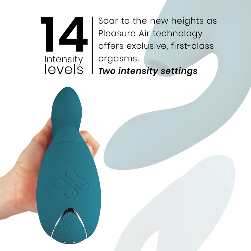 WOMANIZER - DUO 2 STIMULATOR BLEU PÉTROLE - Sensualia