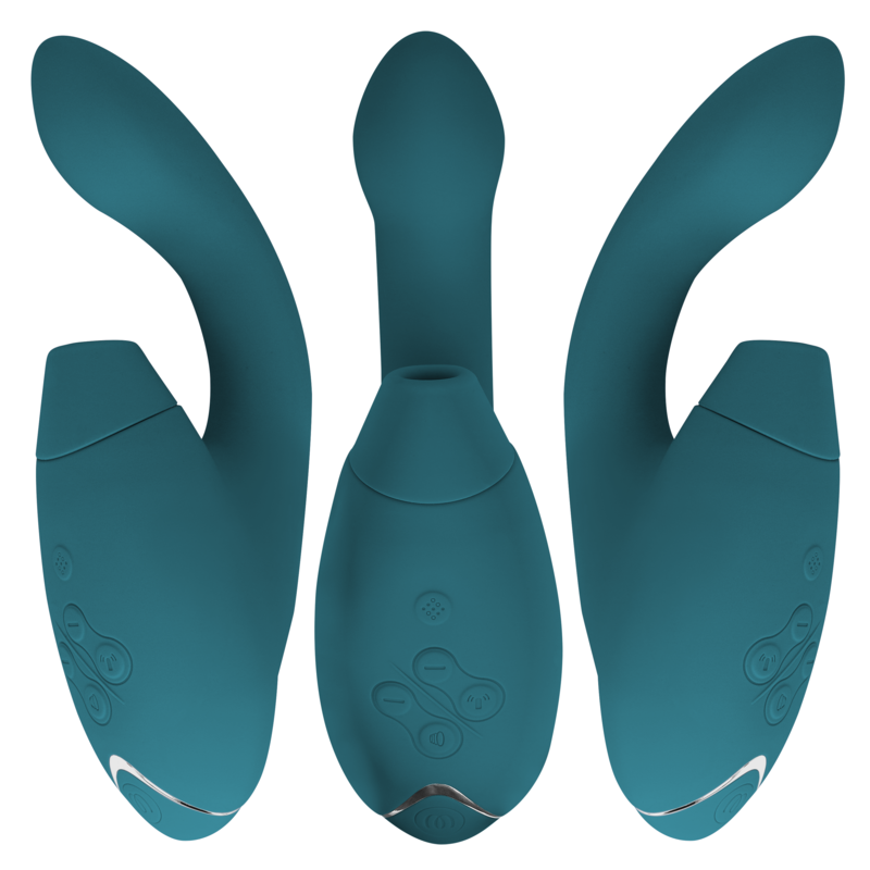 WOMANIZER - DUO 2 STIMULATOR BLEU PÉTROLE - Sensualia