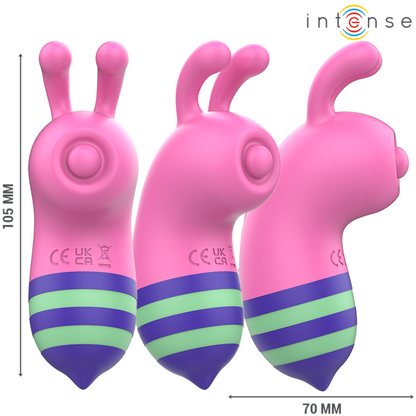 INTENSE - WILLIE STIMULATEUR ABEILLE ROSE/VERT - Sensualia