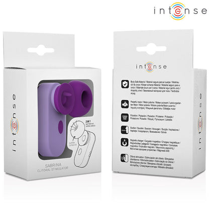 INTENSE - STIMULATEUR DE CLITO SABRINA VIOLET - Sensualia