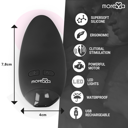 MORESSA - VIBRATEUR BLOSSOM NOIR - Sensualia