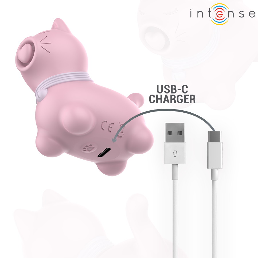INTENSE - STIMULATEUR DE LANGUE EFFET PULSATION MARIE PINK - Sensualia