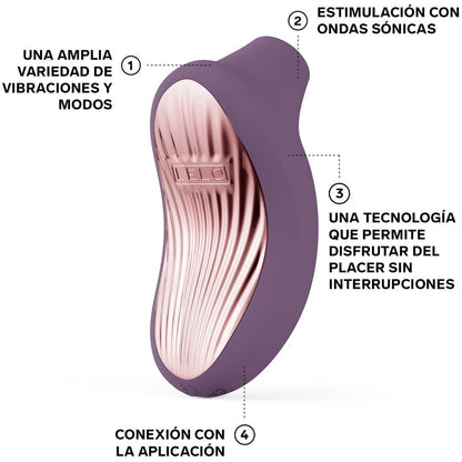 LELO - SONA 3 CRUISE MASSEUR CLITORAL SONIQUE NOIR - Sensualia