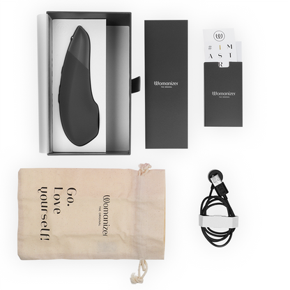 WOMANIZER - STIMULATEUR CLITORIAL NOIR - Sensualia