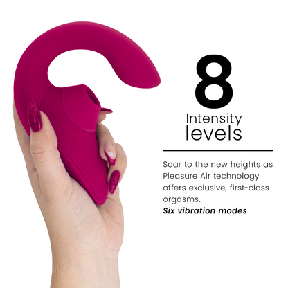 WOMANIZER - VIBRATEUR STIMULATEUR BLEND RABBIT ROSE VIBRANT - Sensualia