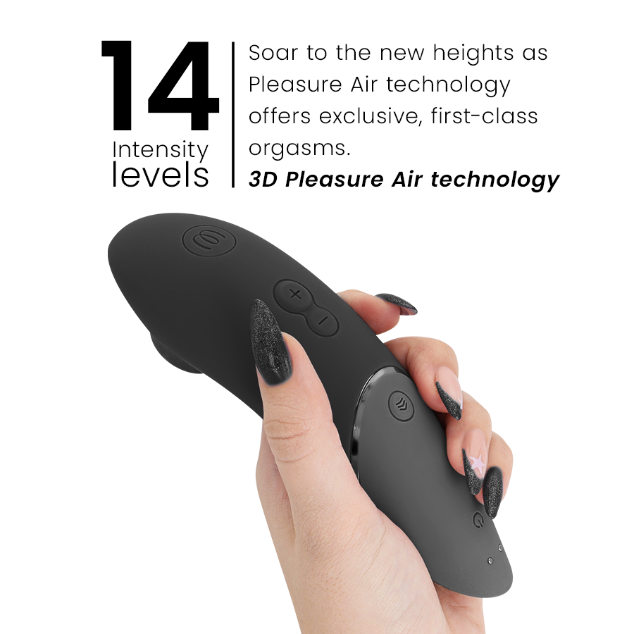 WOMANIZER - STIMULATEUR CLITORIAL NOIR - Sensualia