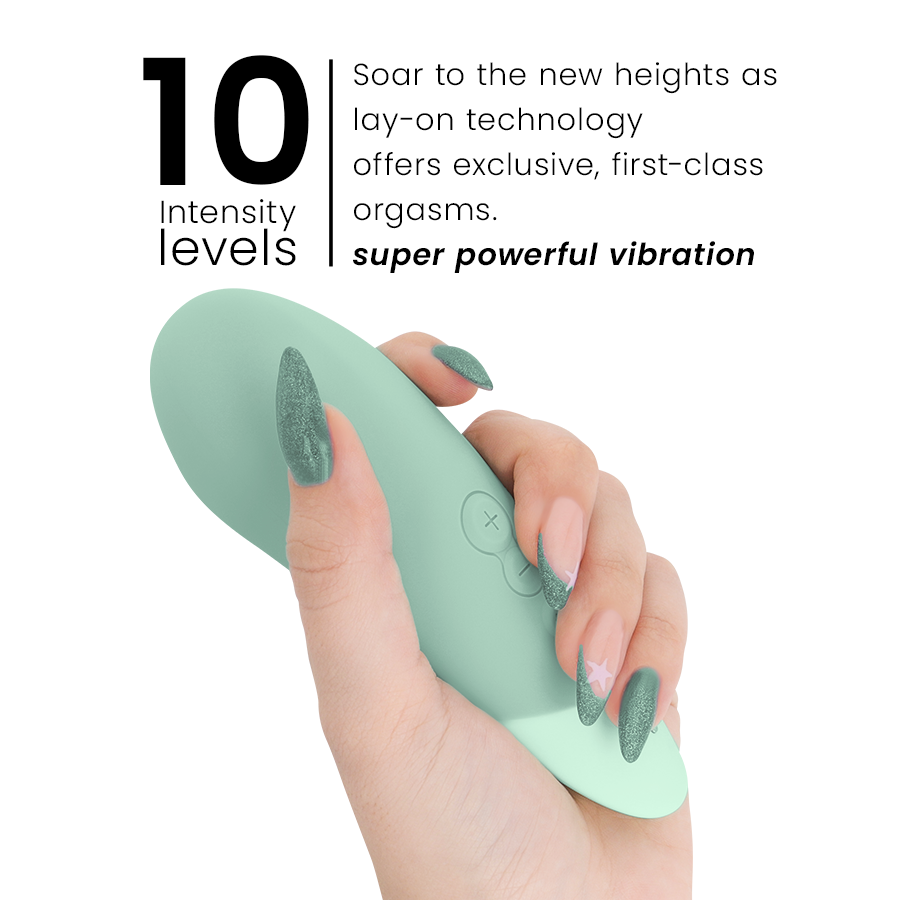 WOMANIZER - VIBROMASSEUR SILENCIEUX VIBE LAY-ON SAGE - Sensualia